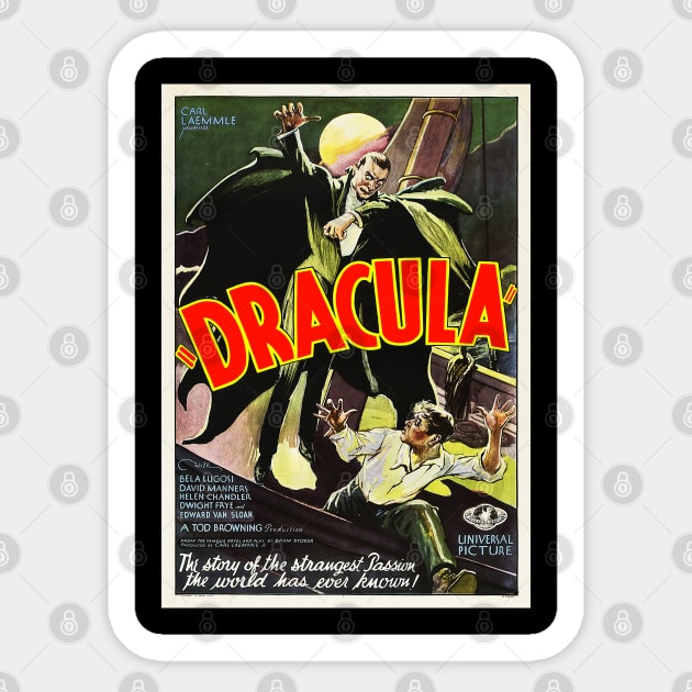 Dracula (1931) 3 Sticker by GardenOfNightmares